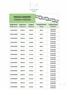 Cable Chain FA Thickness 8mm - 80cm 3