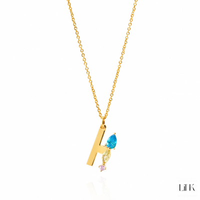Necklace LINK - Letter H 1