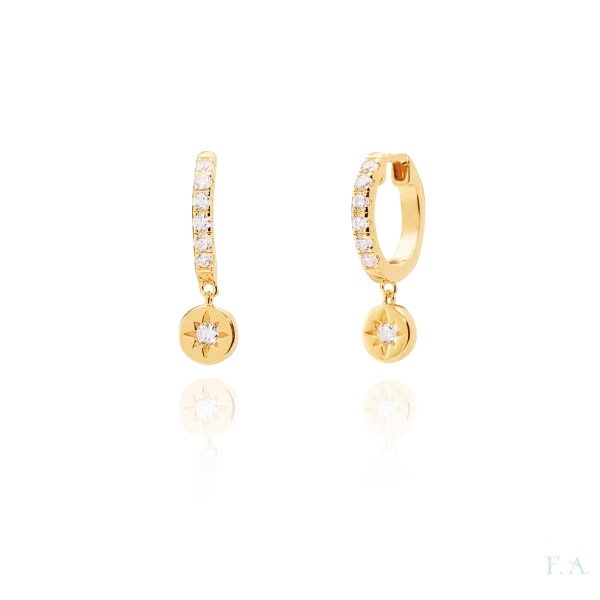 Hoops Earrings FA with Zirconias 2