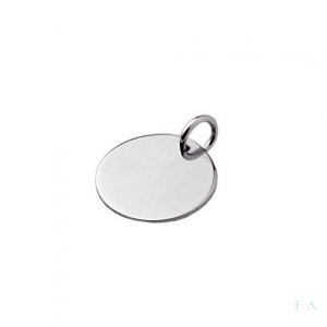 Medal FA Round Polished - 1.5cm 1
