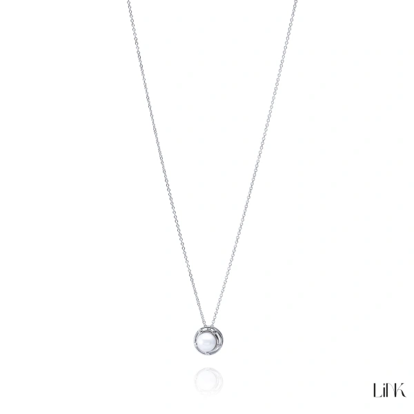 COLLAR CON CIRCONIAS Y PERLA 2