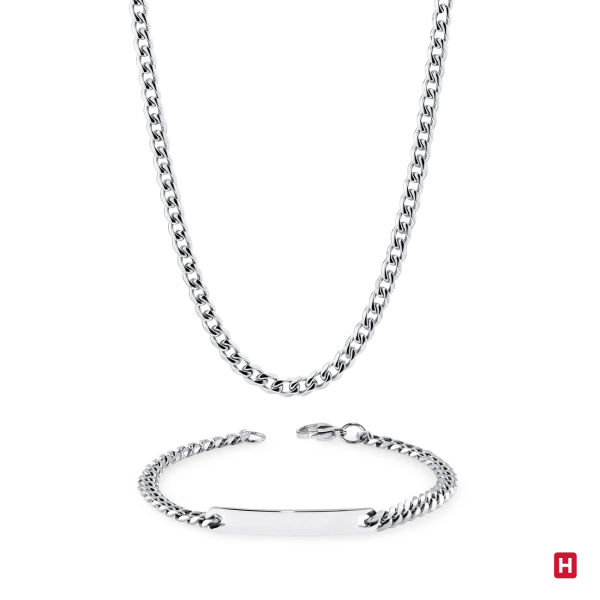Set Hassu Fio & Pulseira Chain 3