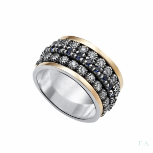 Spinner Ring FA with Marcasite 1