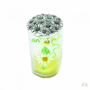 CRISTAL/ TAPÓN MARGARITAS H15CM 1