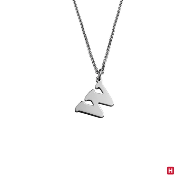 Necklace Hassu - Letter W 1