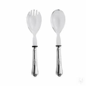 Two Pieces Salad Set w/ Plex - Mod. Floreale 1