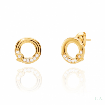 Earrings FA with Zirconias 1