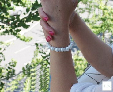 PULSERA DE PERLAS Y PIEDRAS 2