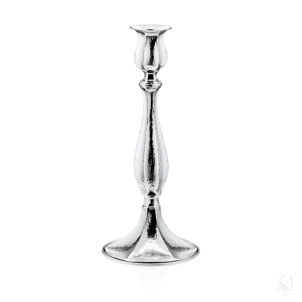 STERLING SILVER RELIGIOUS CANDLESTICK ZURICH 1