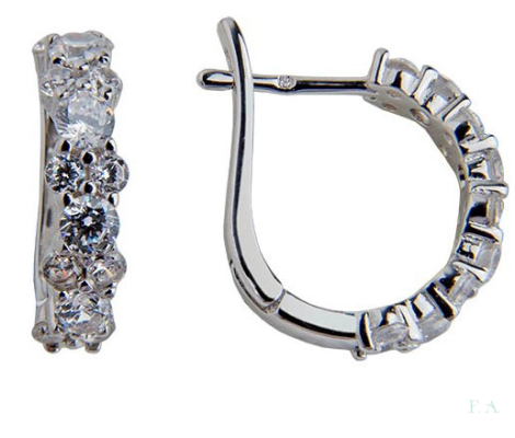 Earrings FA with Zirconias 1
