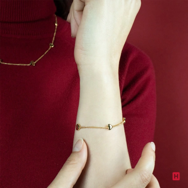 Necklace Hassu Love Golden 3