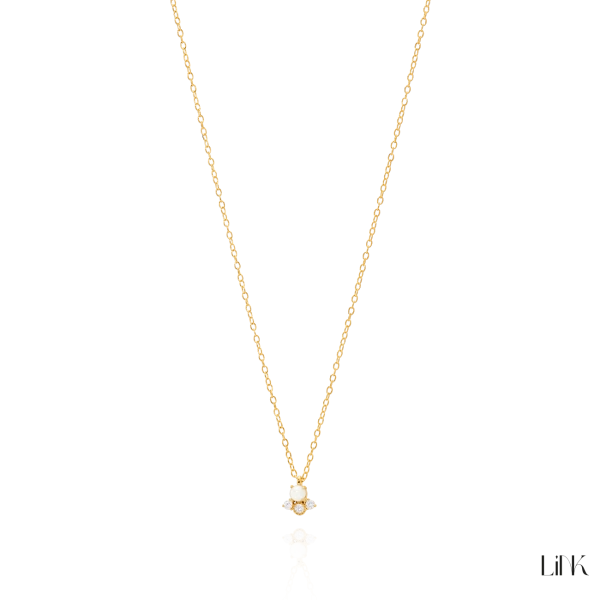COLLAR CON CIRCONITAS DORADO 2