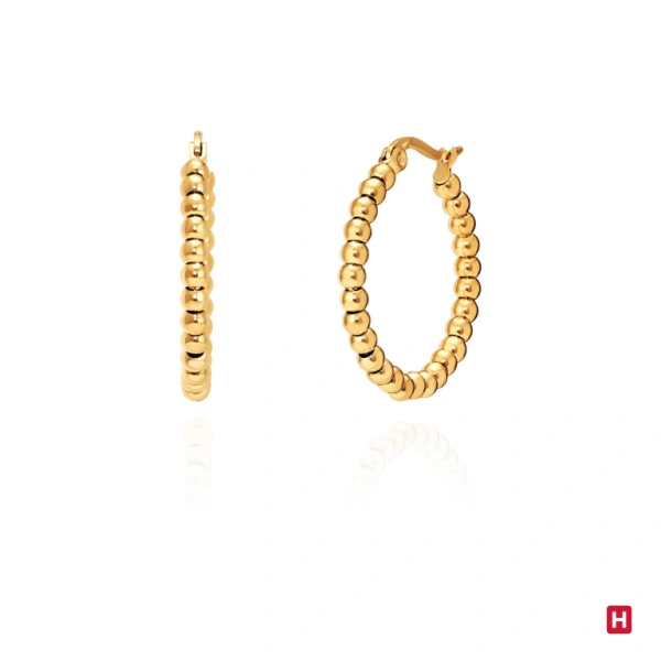 Hoops Earrings Hassu Golden 1