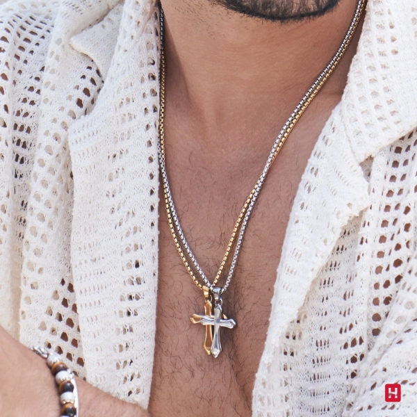 Necklace Hassu - Cross 6