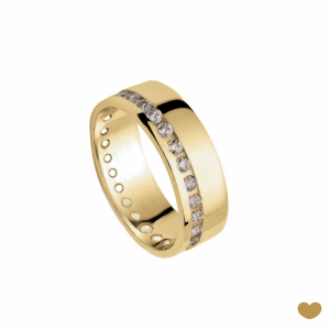 Aliança Passion Gold 19.2k - 6.2 mm 1