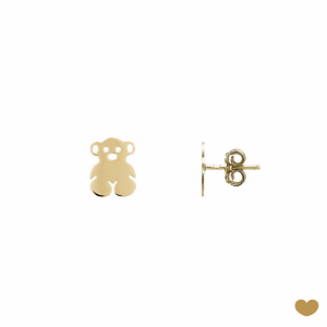 Brincos Passion Gold 19.2k - Urso 1