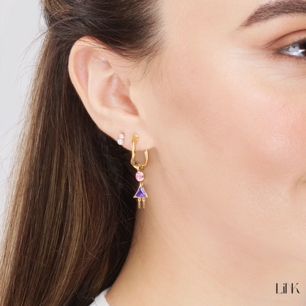 Earrings Link Golden - Girls 3