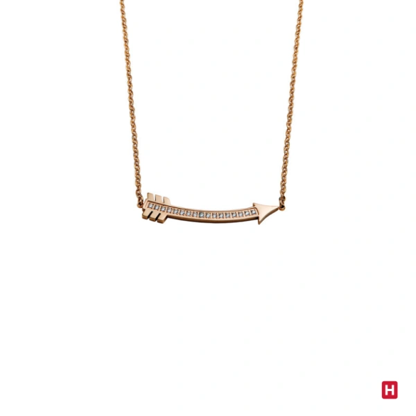 COLLAR FLECHA HASSU "ATHENA" - ROSA 1