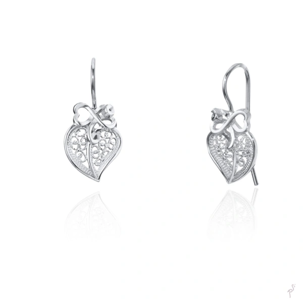PENDIENTES CORAZÓN SAUDADE 1