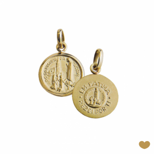 Medalha Dupla Passion Gold 19.2k 1