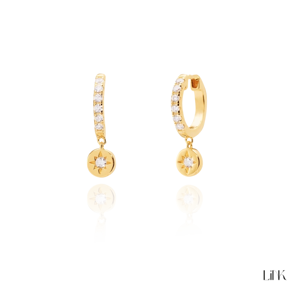 PENDIENTES C/ CIRCONITAS DORADO 2