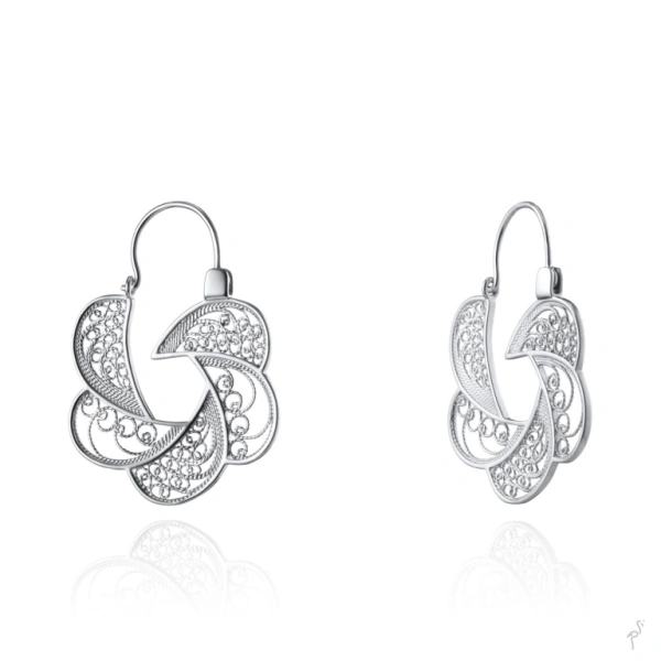PENDIENTES EN PLATA FILIGRANA 1