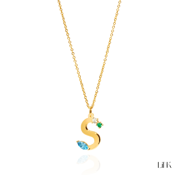 Colar Link - Letra S 3