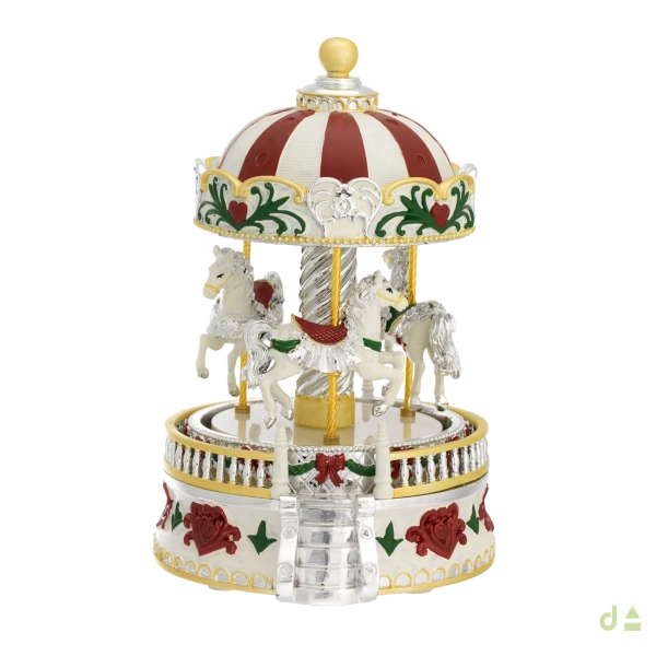 CARRUSEL CABALLOS - 20.5CM 2