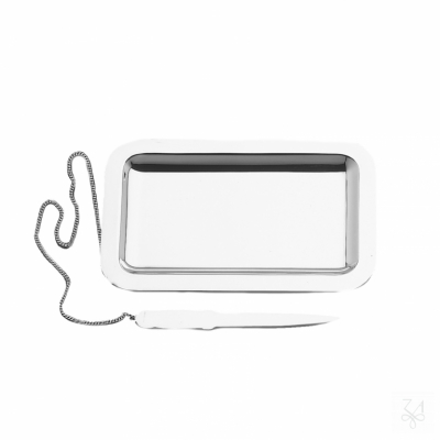 Letter Holder Tray with letter opener - Mod. Cardinale 1