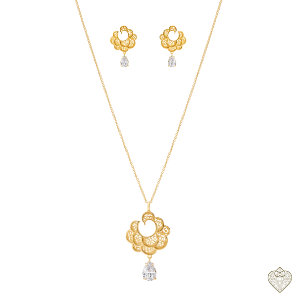 Set Colar & Brincos Saudade 4