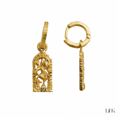 Hoops Earrings Link World Energy - Goddess Ixchel 2