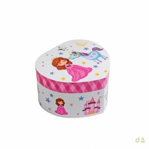 JOYERO PRINCESA + UNICORNIO 14.6X13.5X8 - CON MÚSICA 1