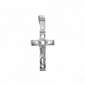 CRUZ EN PLATA 3CM 1