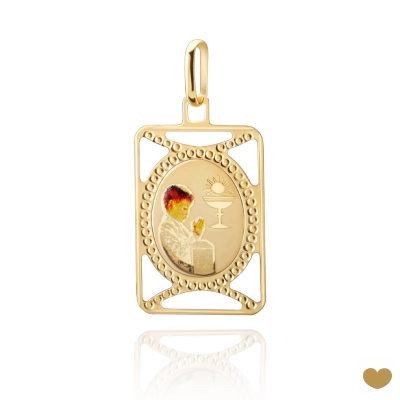 Medalha Comunhão Passion Gold 19.2k 2