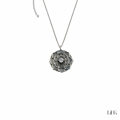 COLLAR LINK WORLD ENERGY STYLE FLOR DE LOTUS - RODIO 1