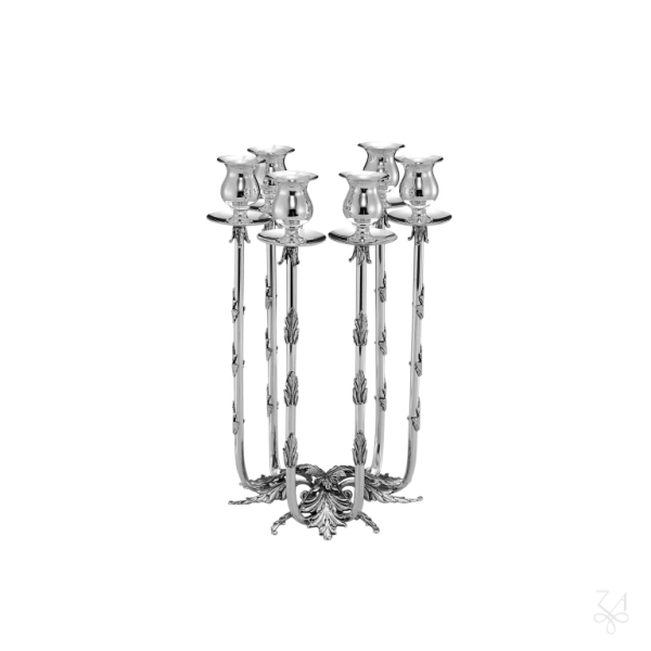 Candelabra Tubes - Mod. Acanthus Leaf - 6 Lights 1