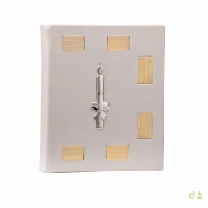 ALBUM 20X25 BEIGE CON VELA 1