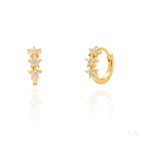 Hoops Earrings FA with Zirconias 2