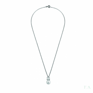 COLLAR C/ CIRCONIA + PERLA 8MM 1