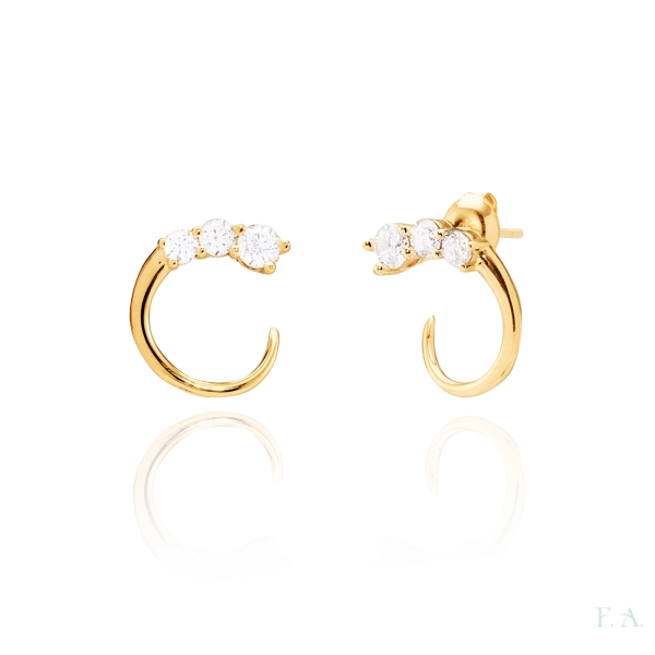 Earrings FA with Zirconias 2