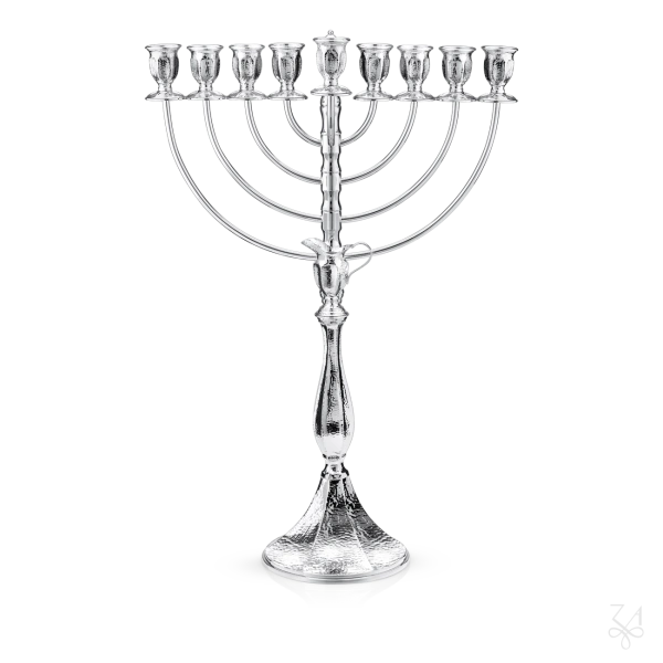 STERLING SILVER RELIGIOUS MENORAH ZURICH XL 2