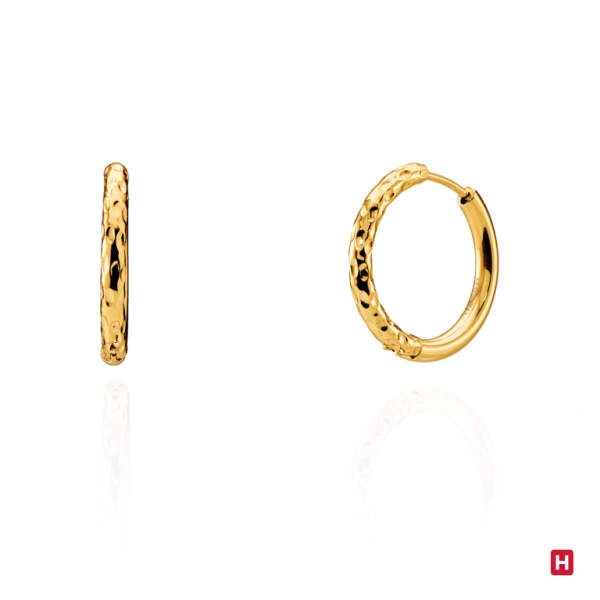Hoops Earrings Hassu Glam Rock  Golden 1