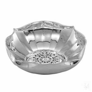 Square Bowl - Mod. Shaped Openwork - D.- 22cm 1