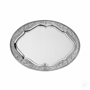 Oval Tray - Mod. Floreale Renascence 1