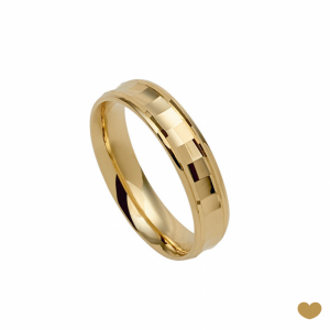 Aliança Passion Gold 19.2k - 4.5 mm 1