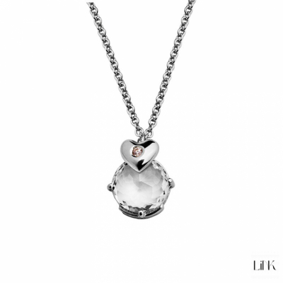 COLLAR EN PLATA - MOD. CORAZON 1