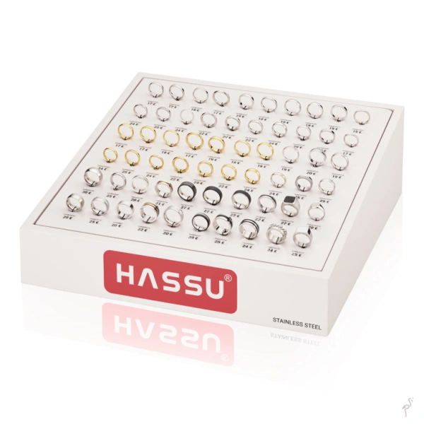 Kit Hassu Shop Display 60 Alianças 1