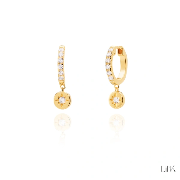 PENDIENTES C/ CIRCONITAS DORADO 1