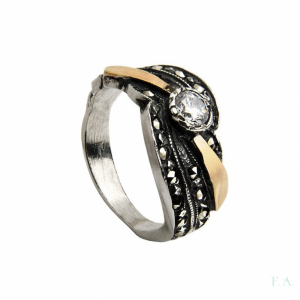 Ring FA with Marcasite 1