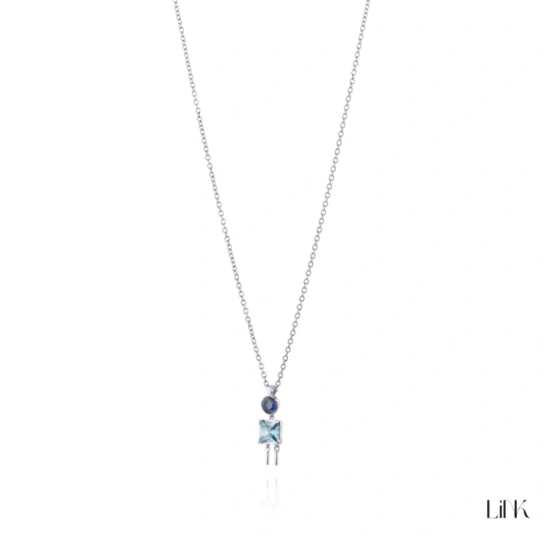 Colar Link - Menino - Azul 3